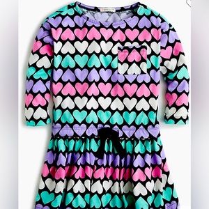 EUC Crewcuts Heart Printed Dress size 8